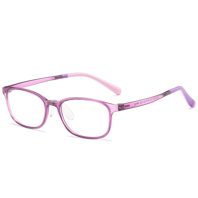 وسادة أنف من السيليكون حاصلة على براءة اختراع 2020 إطارات نظارات مخصصة للأطفال على الموضة نظارات بصرية للأطفال BU50722