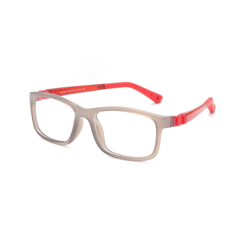 نظارات أطفال مرنة خفيفة متعددة الألوان للجنسين ، إطار بصري للمراهقين TR90 ، 1 مشتري