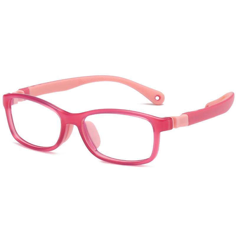 تصميم الأزياء المرنة المخصصة النظارات البصرية إطار نظارات الأطفال LT8003-RTS