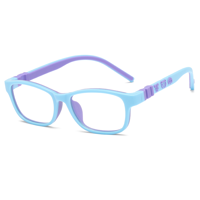 حار بيع Tr90 أطفال إطار العين ارتداء الأطفال إطارات النظارات البصرية الاطفال LT6607-c4