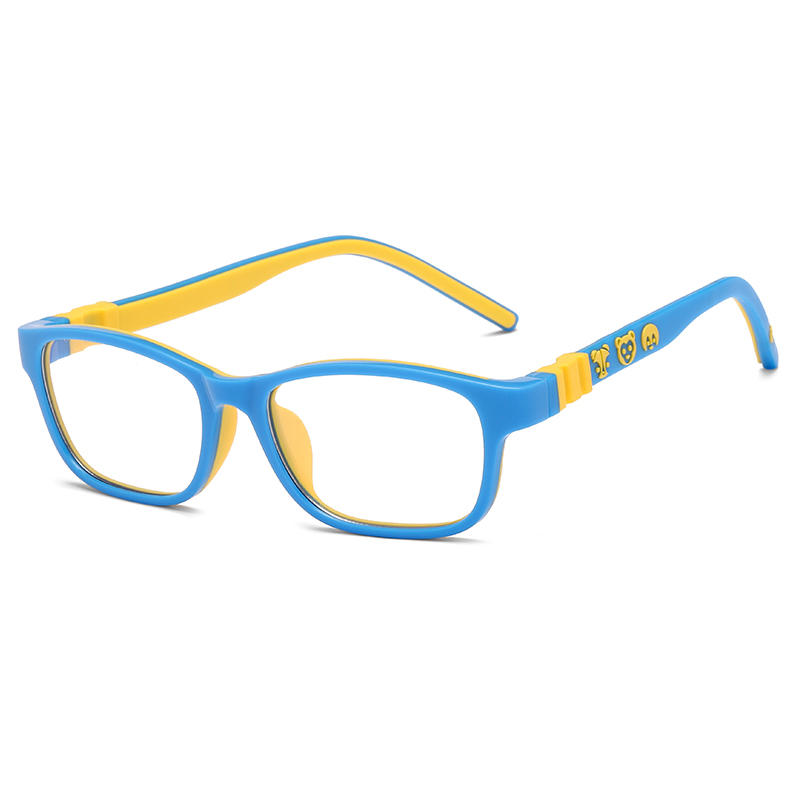 تصنيع احترافي رخيص Tr90 نظارات إطار نظارات نظارات بصرية مرنة LT6607-RTS-c15