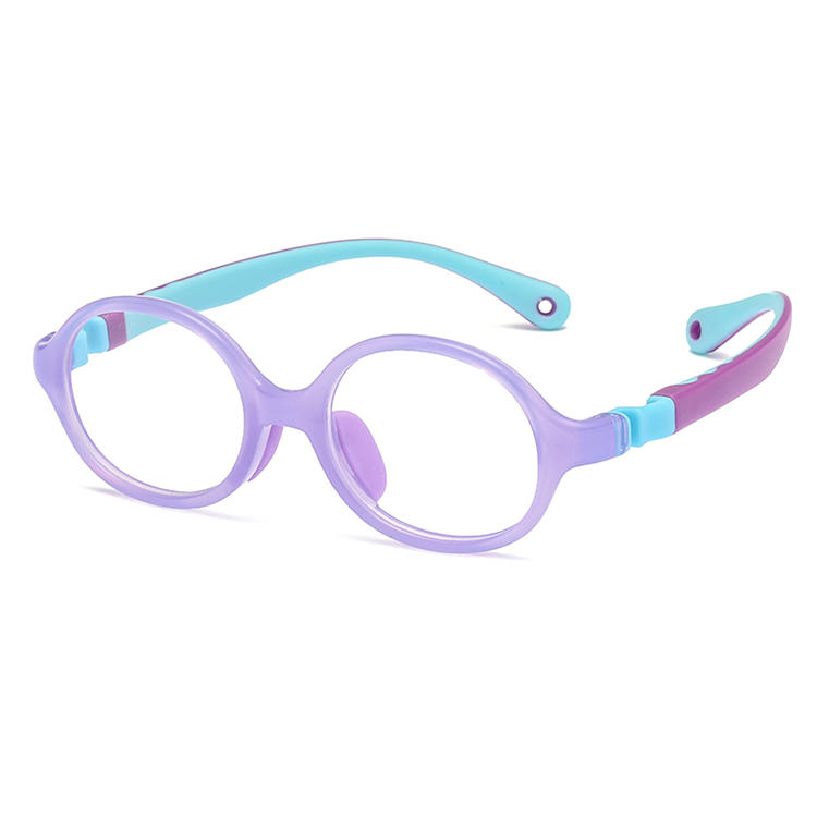 نظارات القراءة المرنة Tr90 المريحة نظارات الأطفال المضادة لأقراص مكافحة الضوء الأزرق 