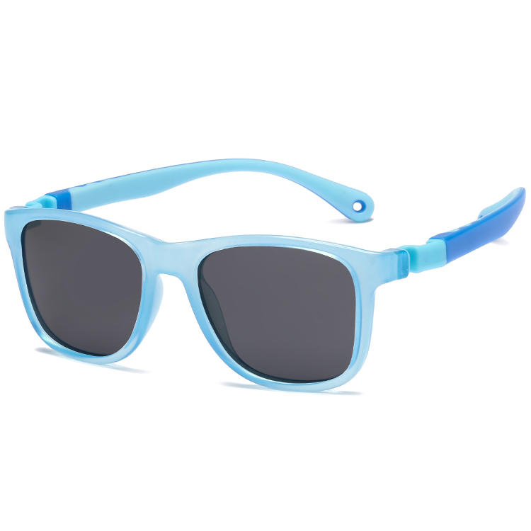 نظارة شمسية ملونة للأطفال من السيليكون TAC نظارات شمسية بعدسات شفافة NP0809 (P)