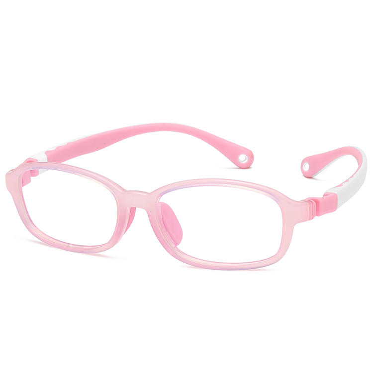 نظارة أطفال بإطار بيضاوي مناسبة لجميع أشكال الوجه نظارات الأطفال LT8006-RTS